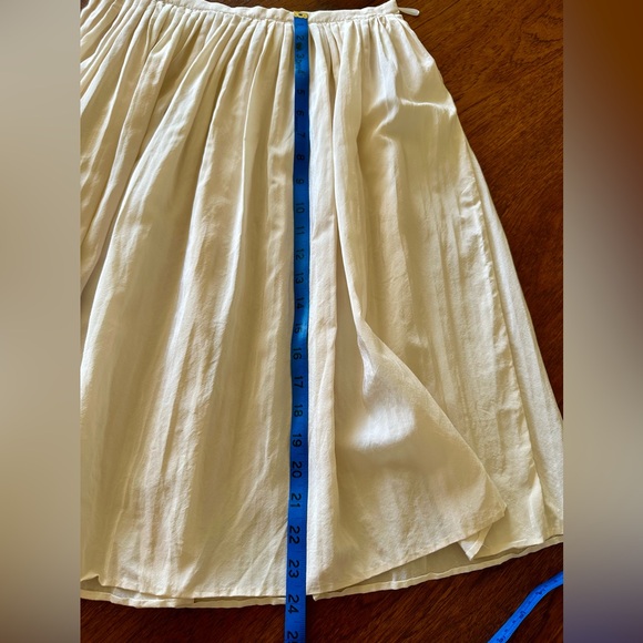 Narciso Rodriguez cream silk skirt - Picture 7 of 7